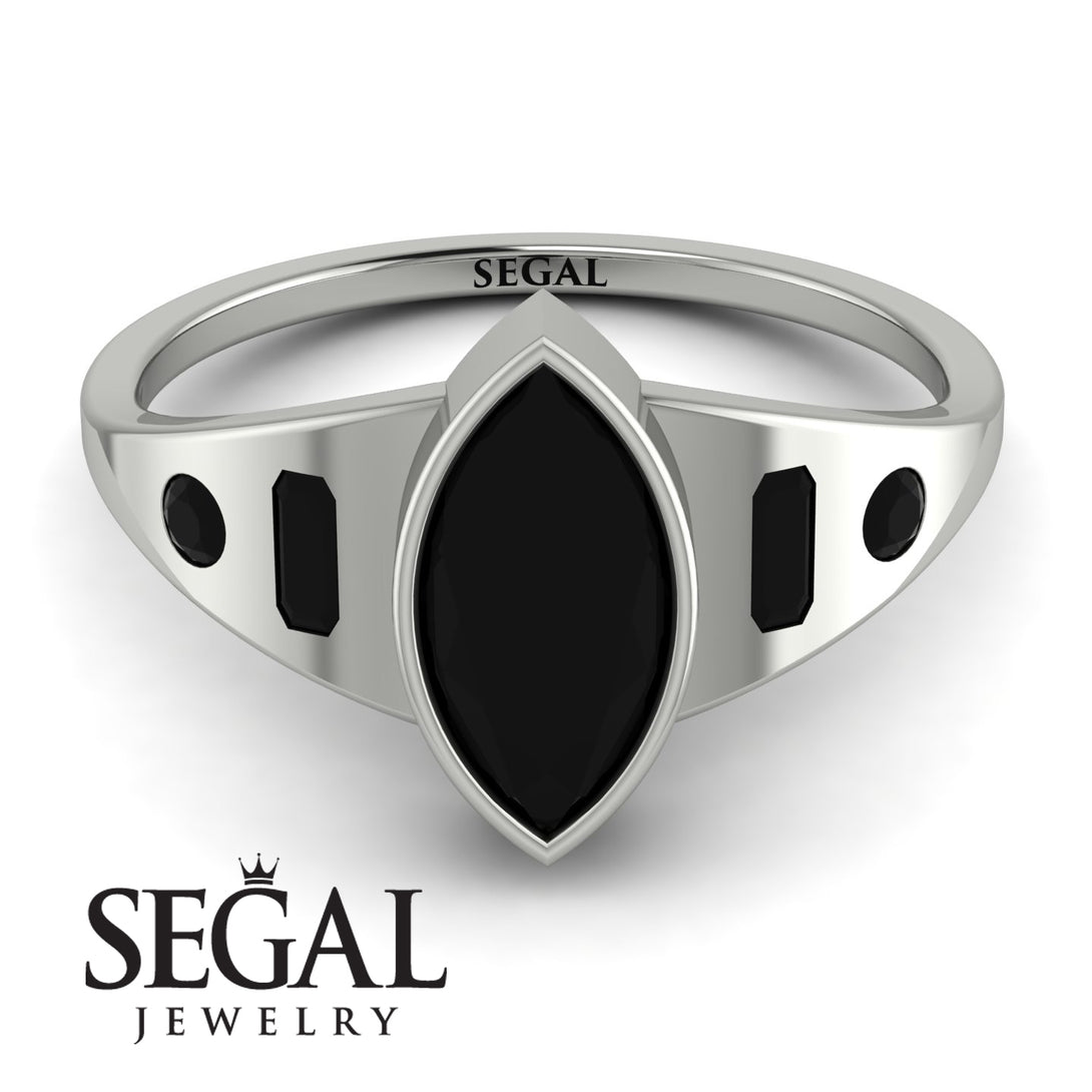 Marquise Bezel Diamond Ring - Juliana No. 39